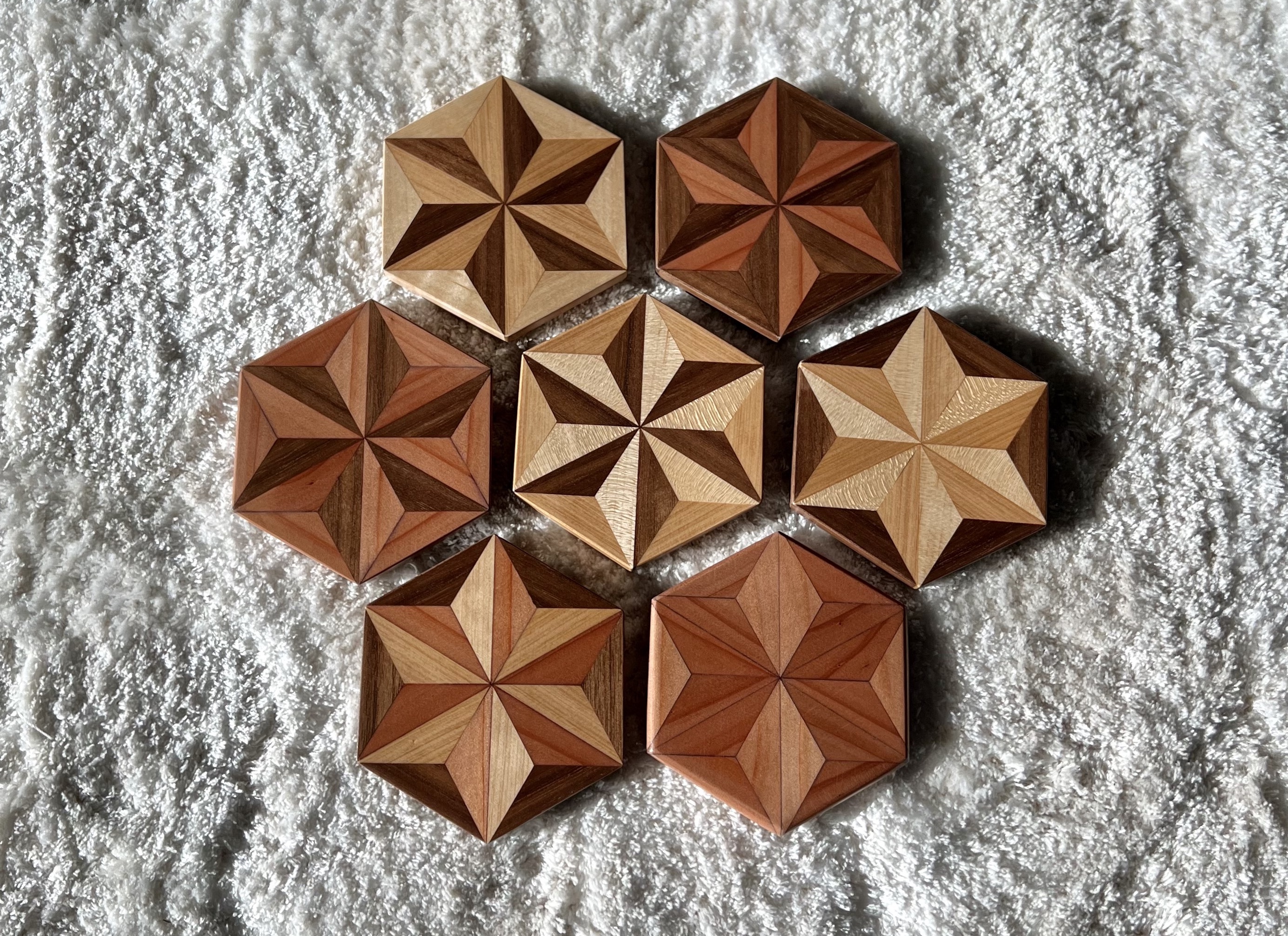Geometric coasters